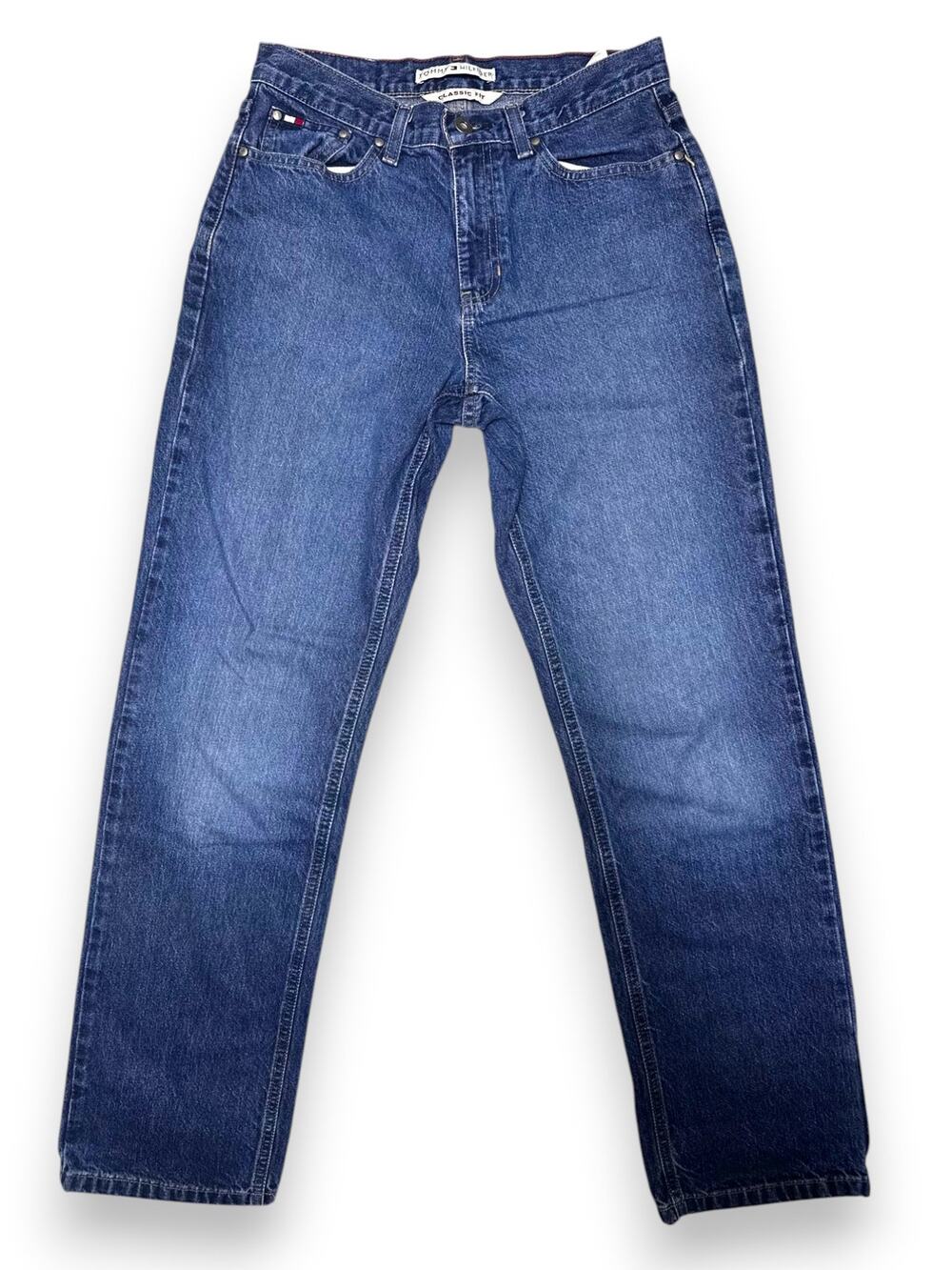 Vintage 90s Tommy Hilfiger Classic Fit Straight Cut Jeans Size 2